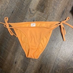 Orange bikini bottoms size medium